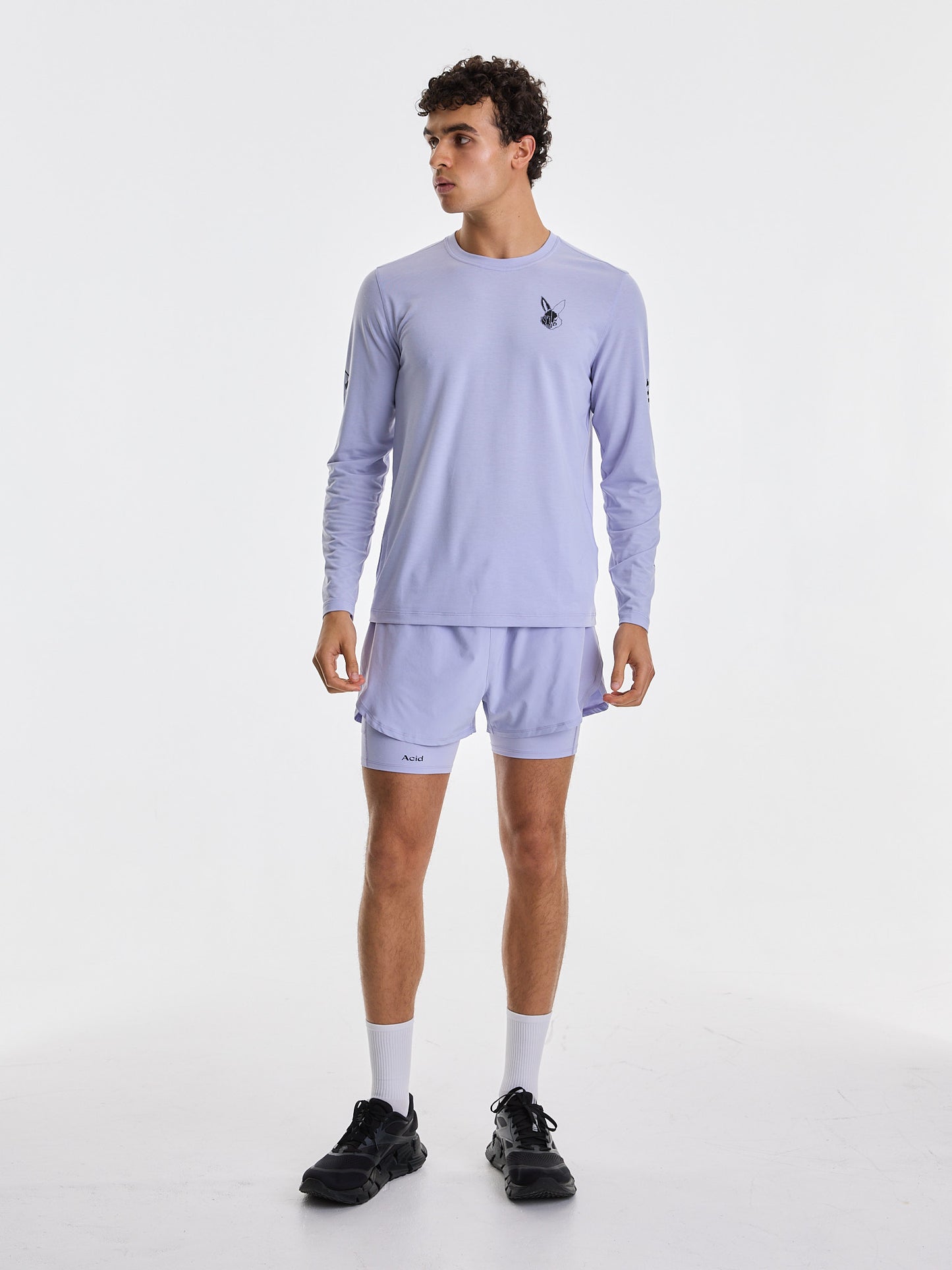 Men's Long Sleeve T-shirt - Violet Ash