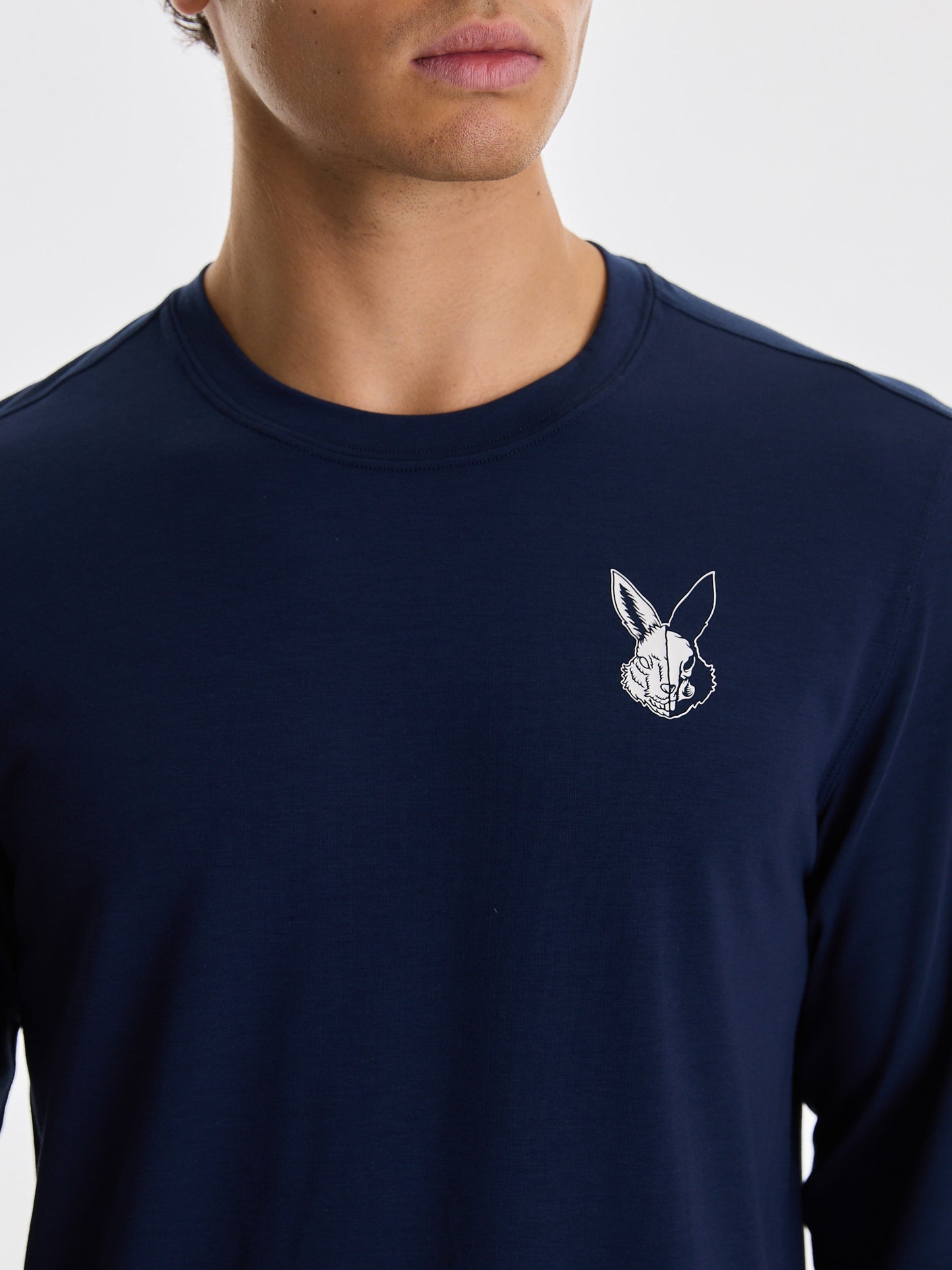 Men's Long Sleeve T-shirt - Midnight Ink