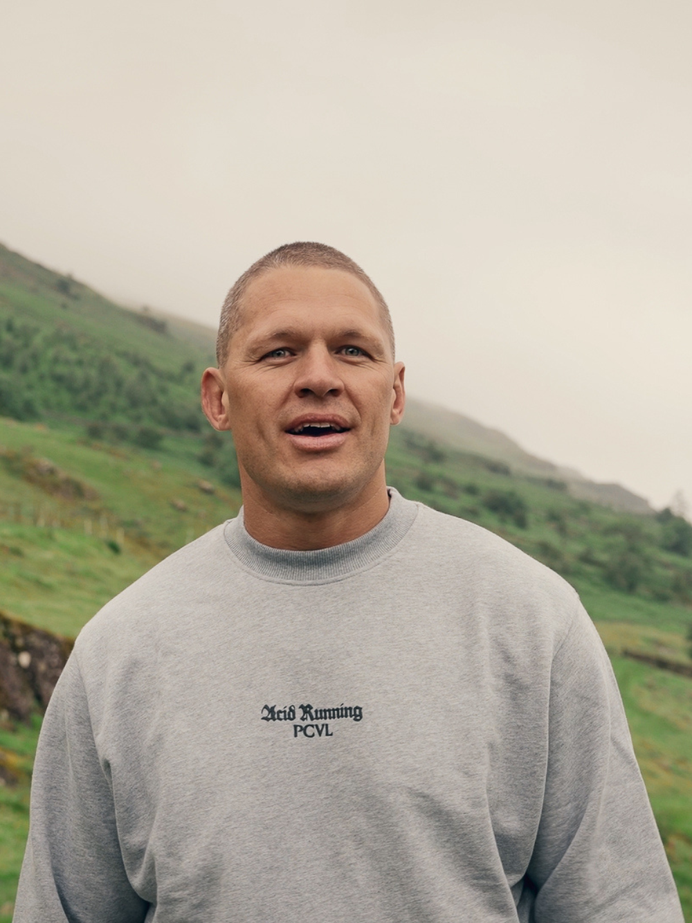 Acid x Percival - Restless Souls Sweatshirt - Athletic Grey
