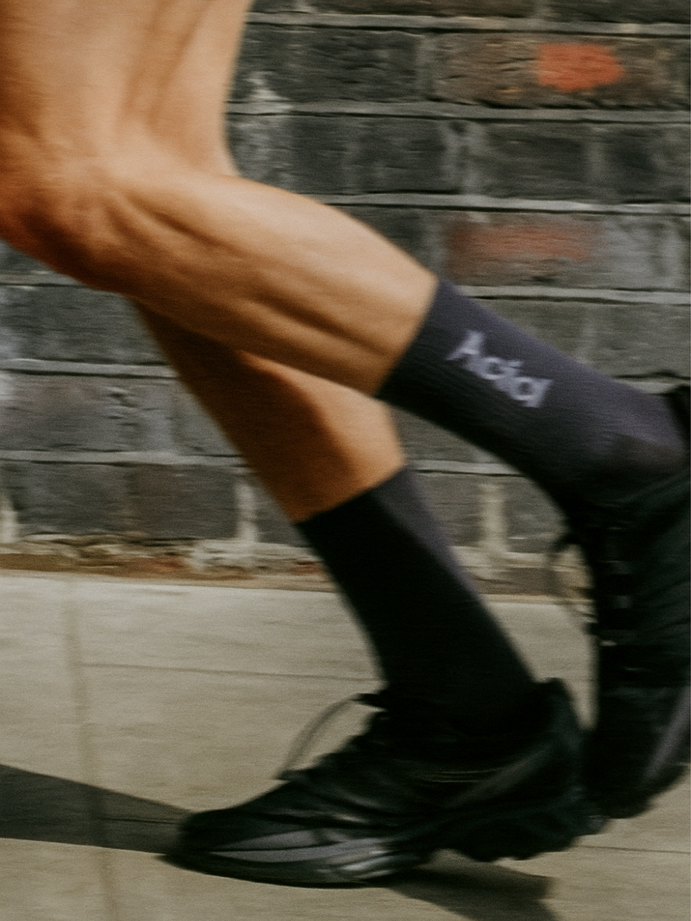 Three-Pack Logo Socks - Black