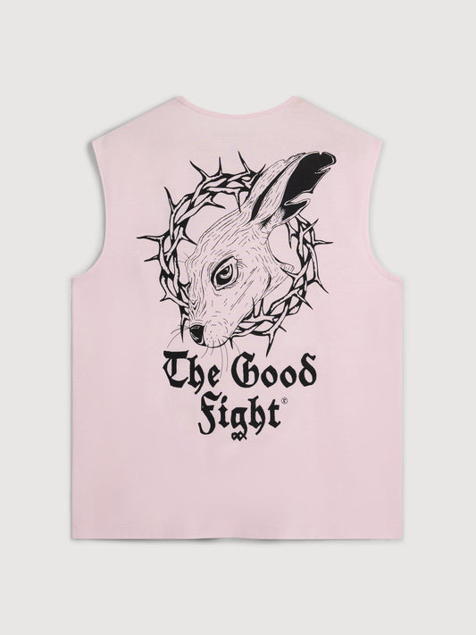 Men's The Good Fight Tank - Iced Pink