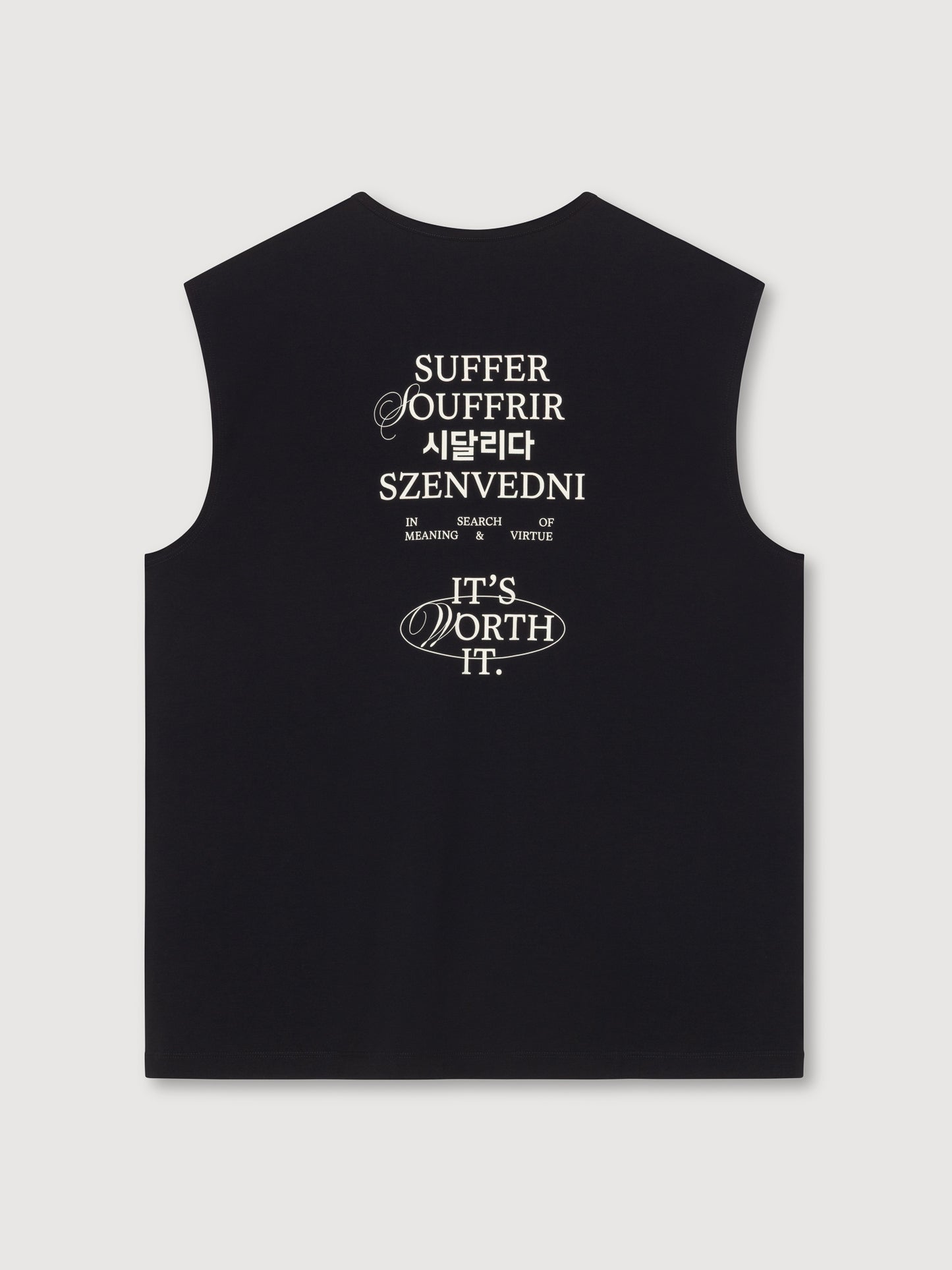 Worth It Tank - Black