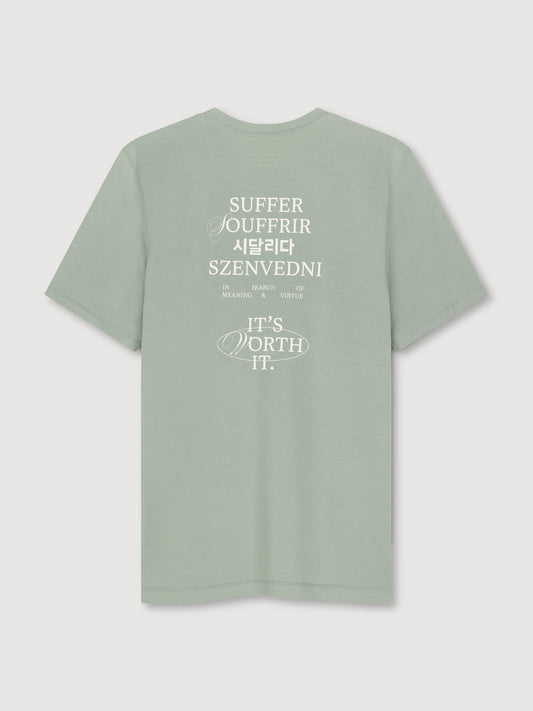 Worth It T-Shirt - Iced Green