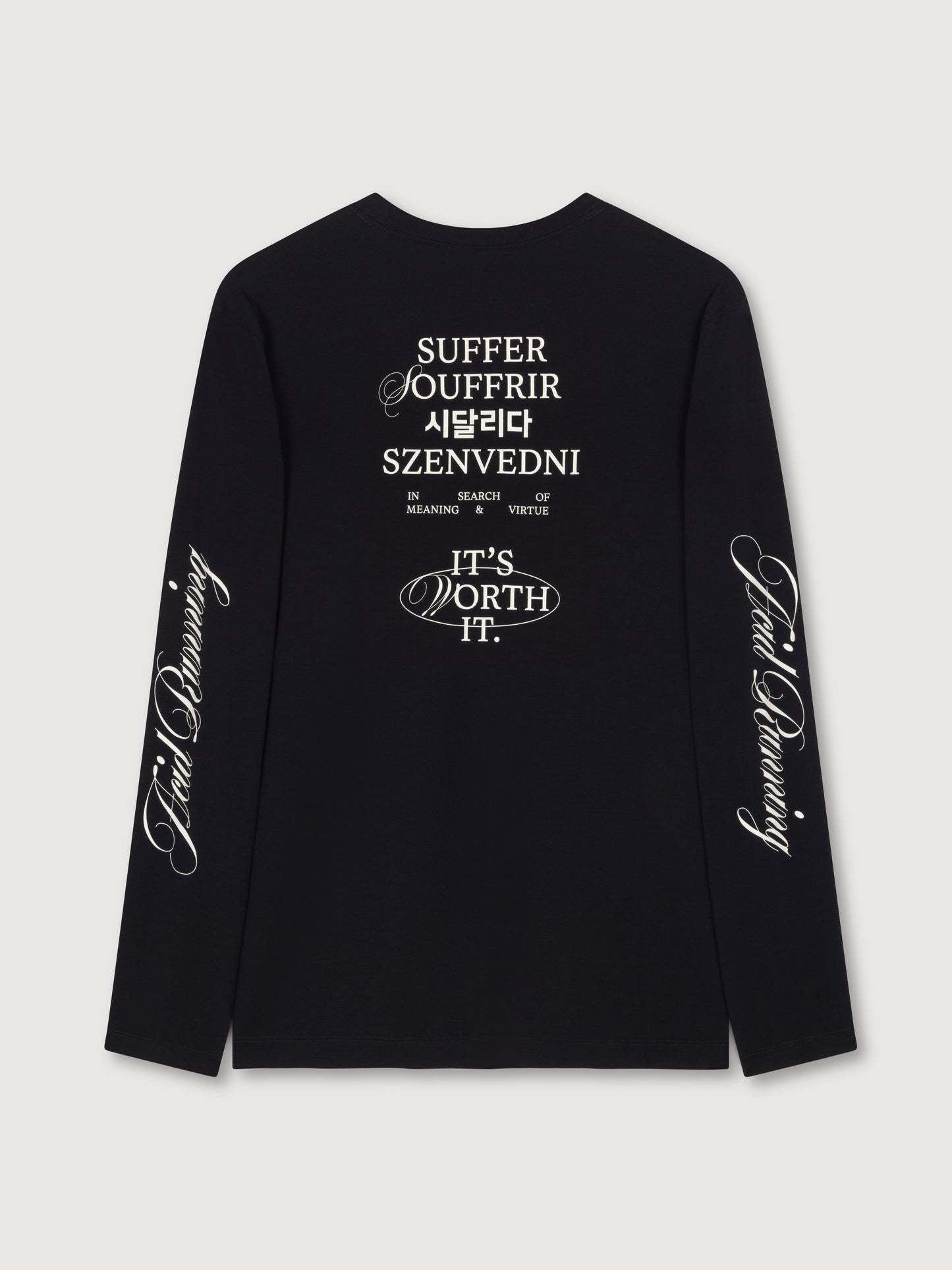 Worth It Long Sleeve - Black