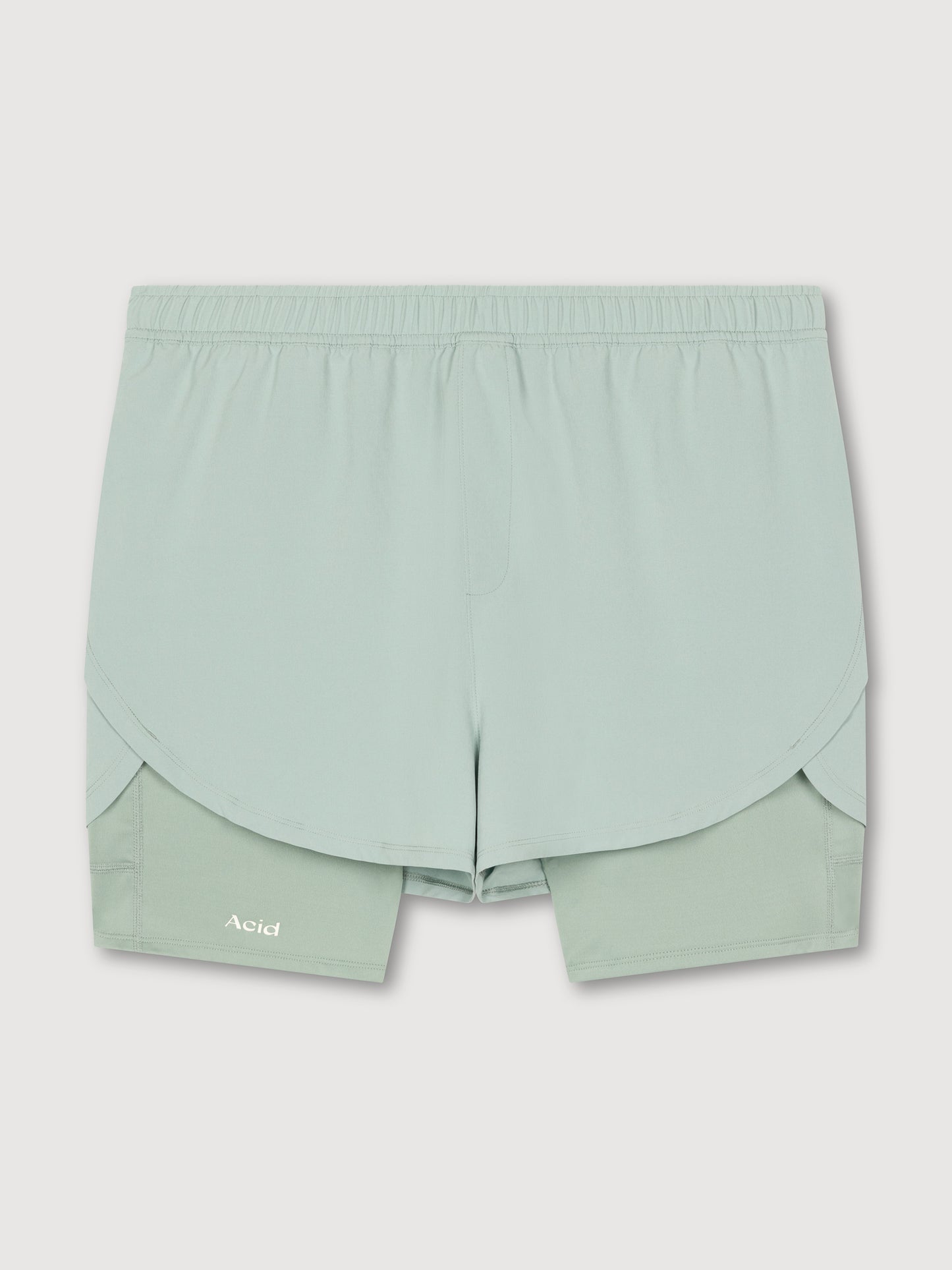2-in-1 Shorts - Iced Green