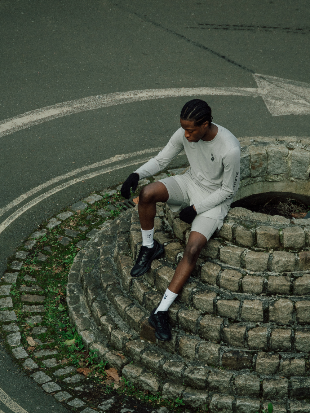 2-in-1 Shorts - Ghost
