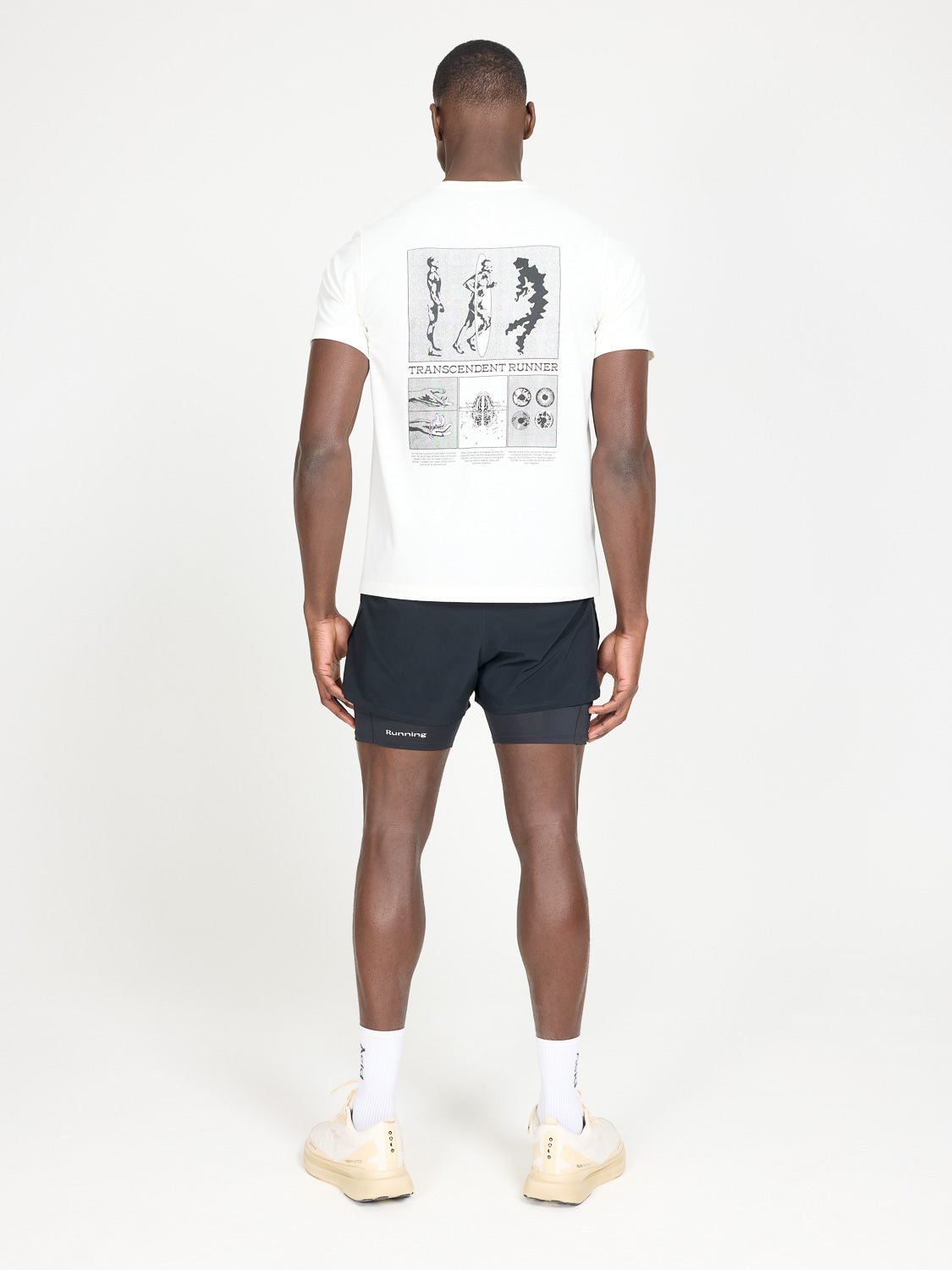 Transcendent Runner T-Shirt - Bone