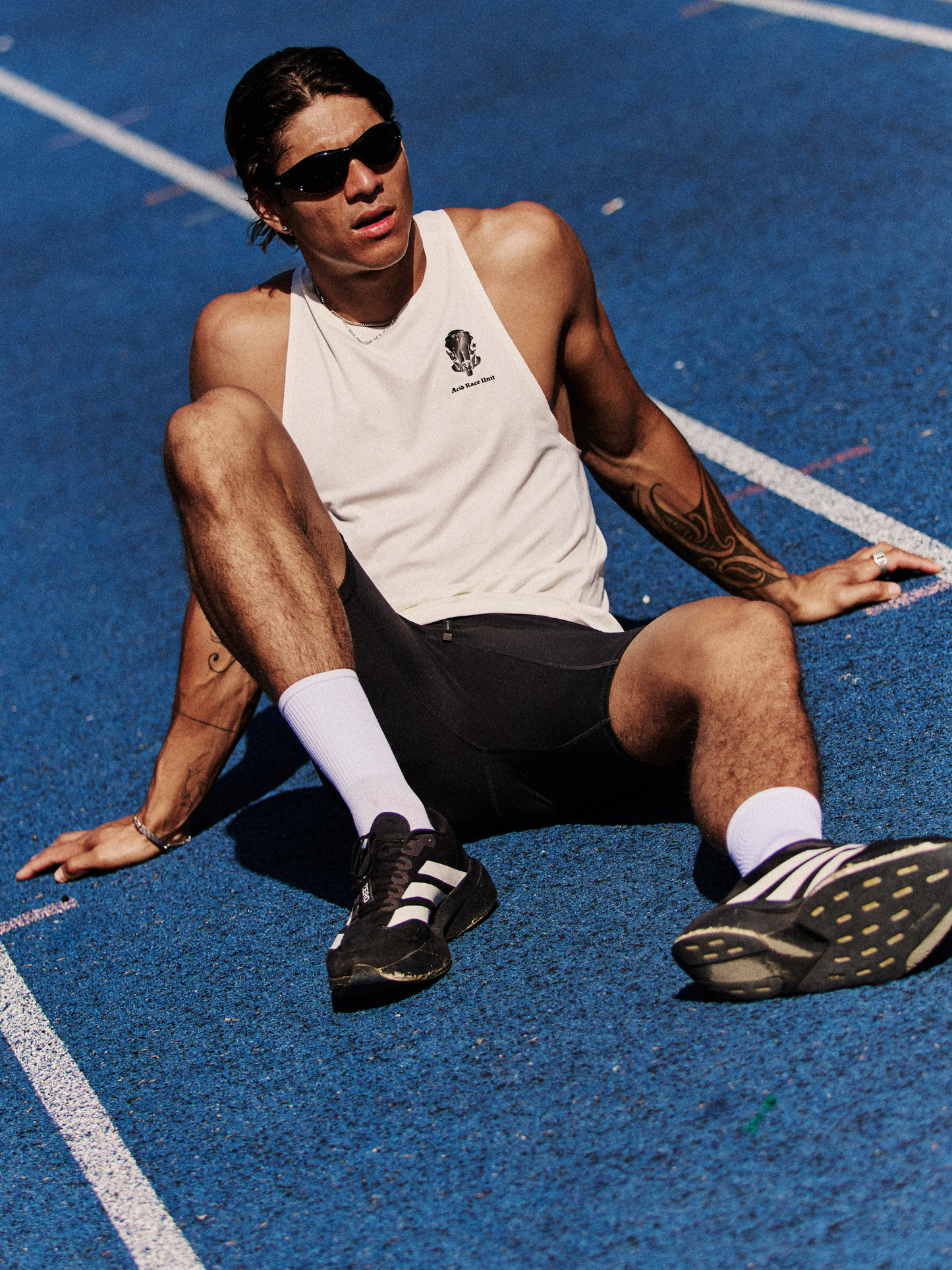 Men's Logo Half Tight - Black
