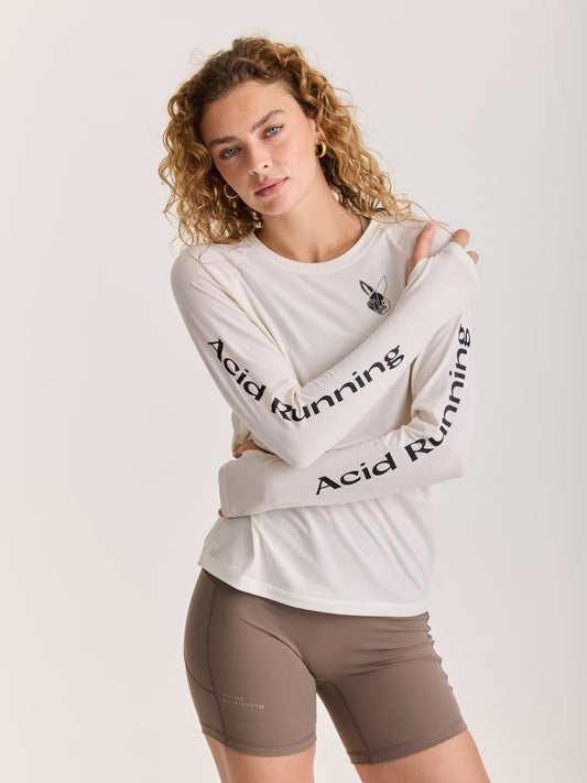 Women's Long Sleeve T-Shirt - Bone