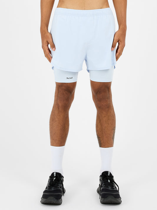 2-in-1 Shorts - Heather