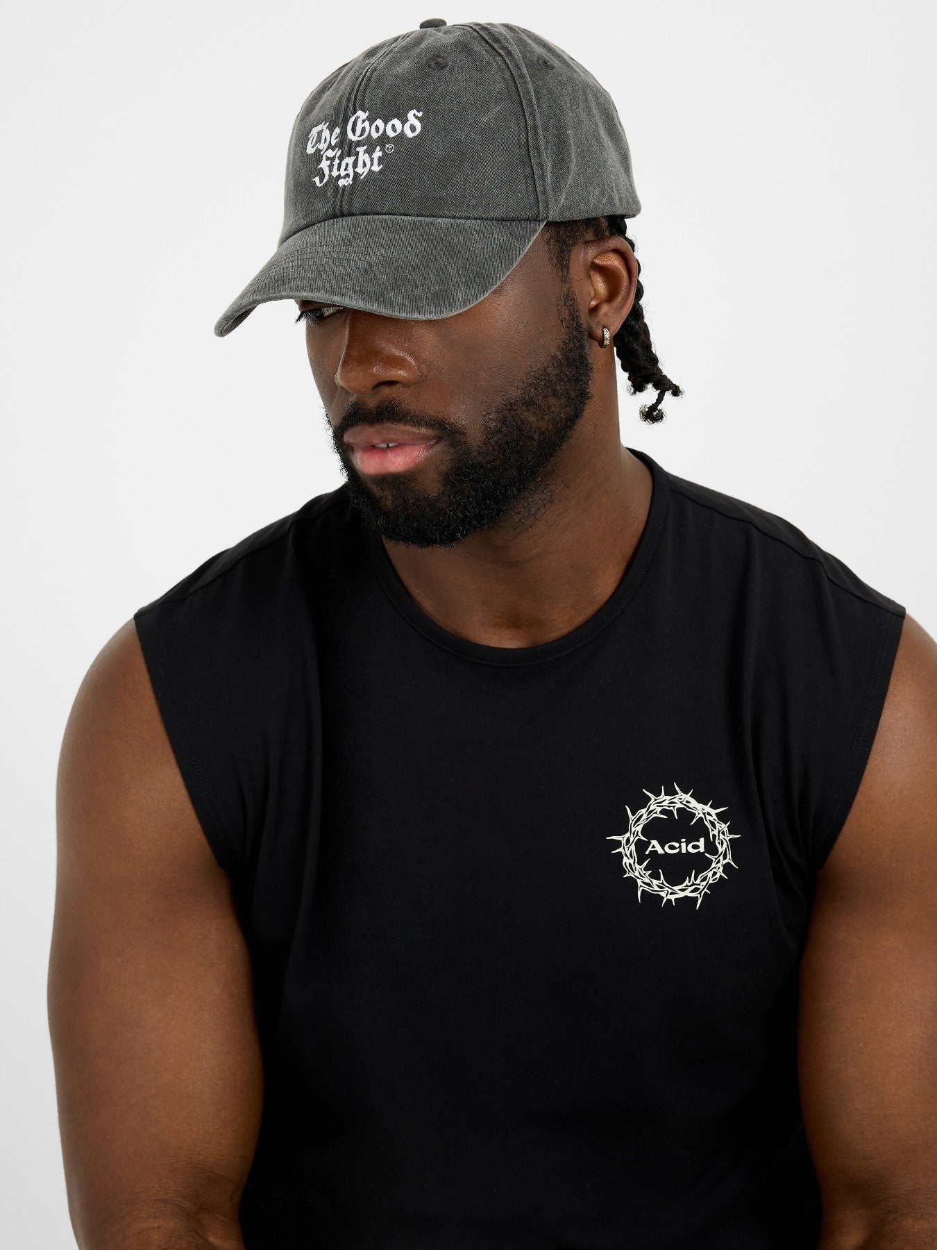 The Good Fight Cap - Washed Black