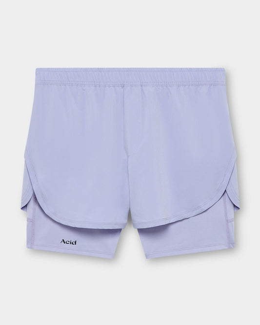Men's 2-in-1 Shorts - Violet Ash
