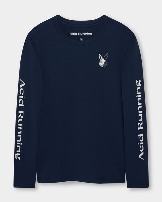 Men's Long Sleeve T-shirt - Midnight Ink