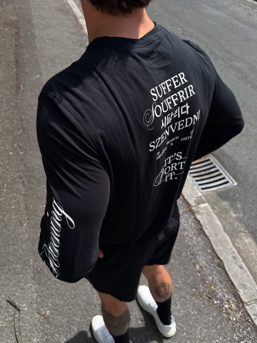 Worth It Long Sleeve - Black