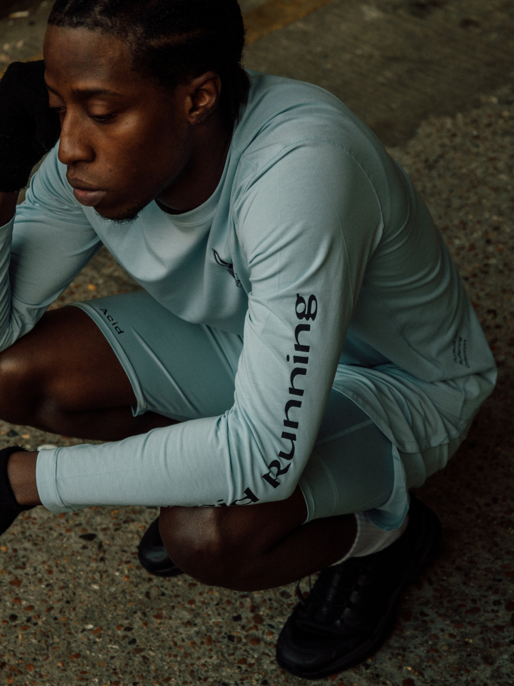 2-in-1 Shorts - Iced Blue