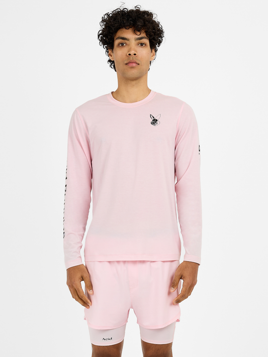 Long Sleeve T-shirt - Iced Pink