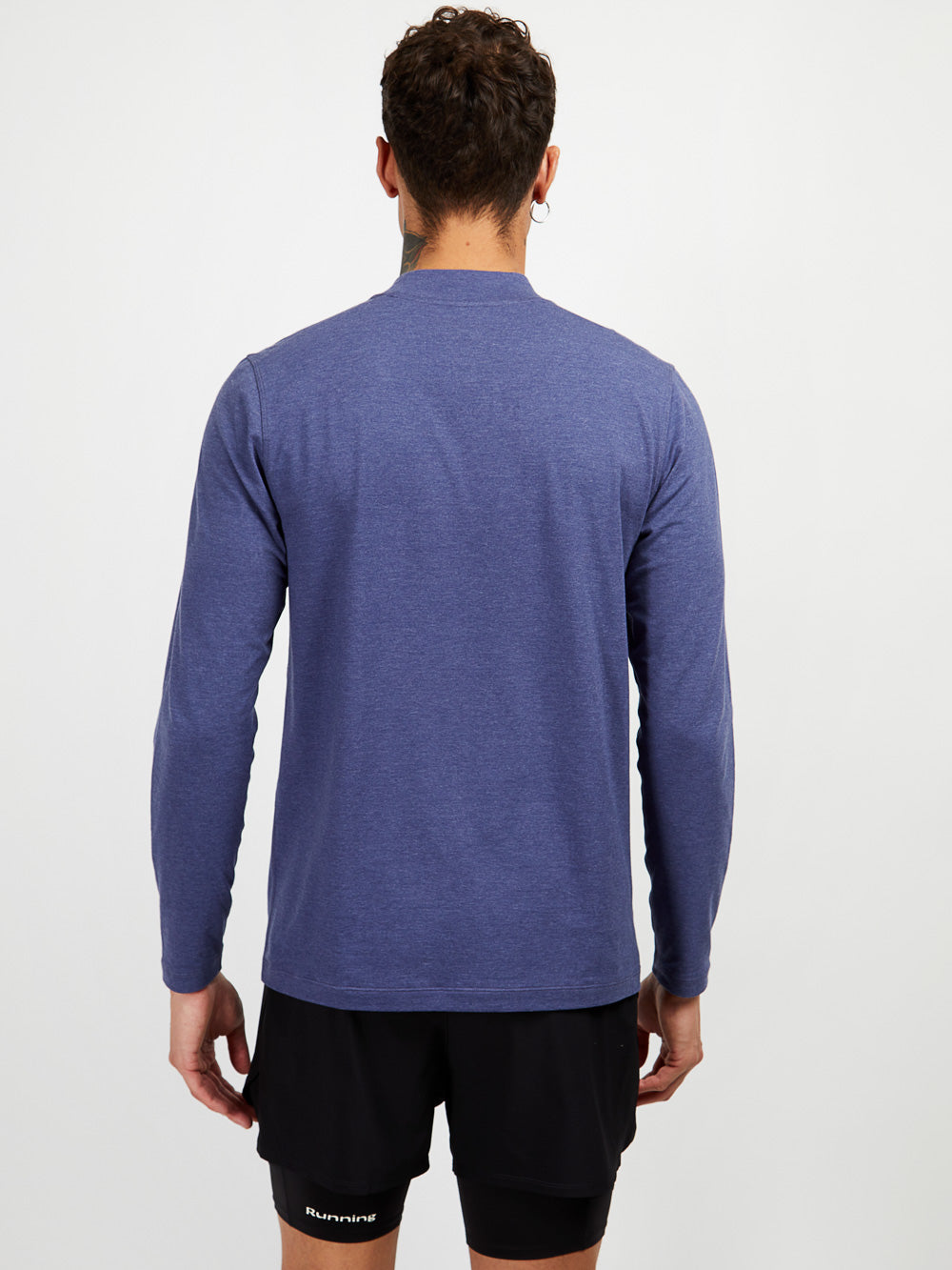 Mock Neck Long Sleeve - Vintage Navy