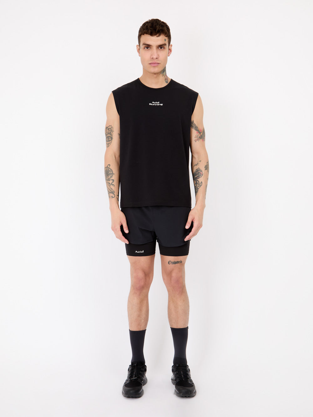 Logo Tank - Black