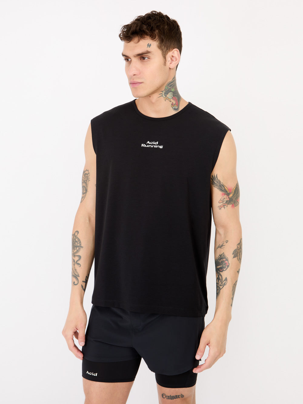 Logo Tank - Black