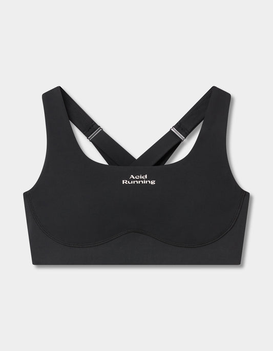 Women's High Impact Running Bra - Black