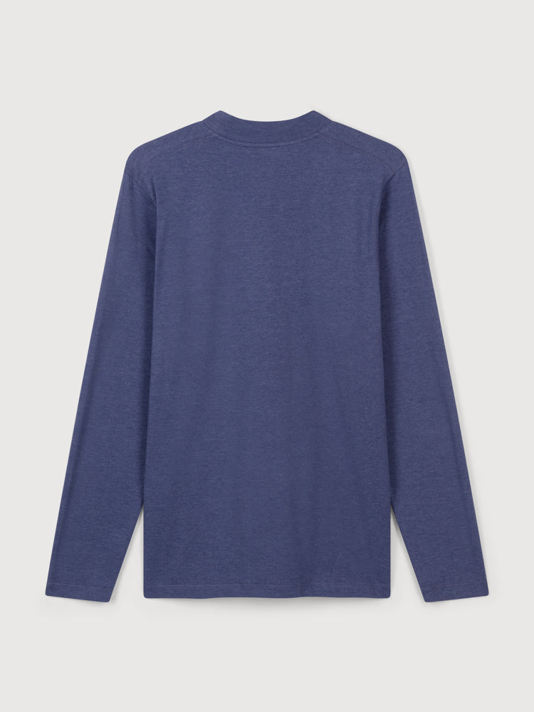Mock Neck Long Sleeve - Vintage Navy