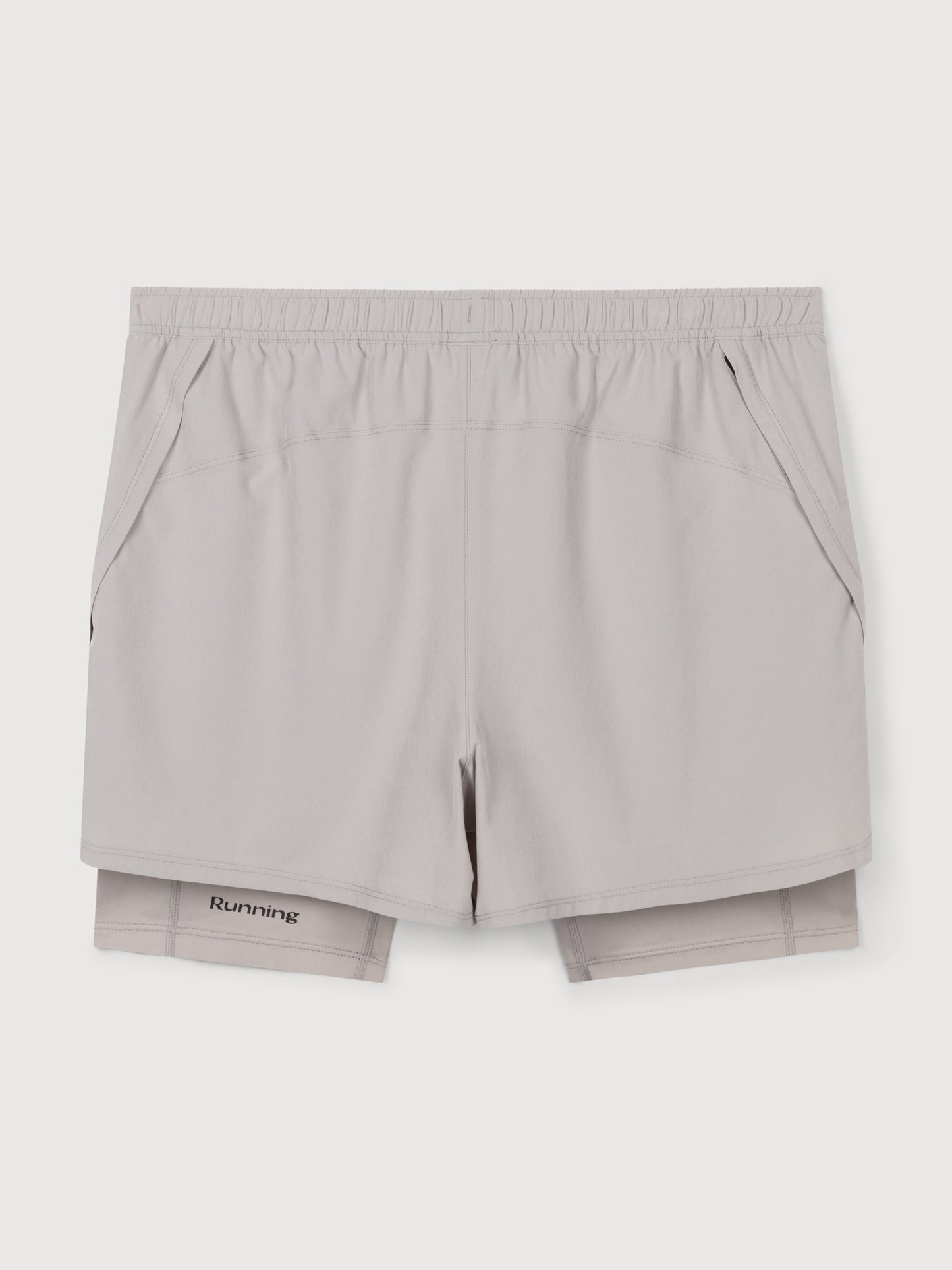2-in-1 Shorts - Ghost on Ghost