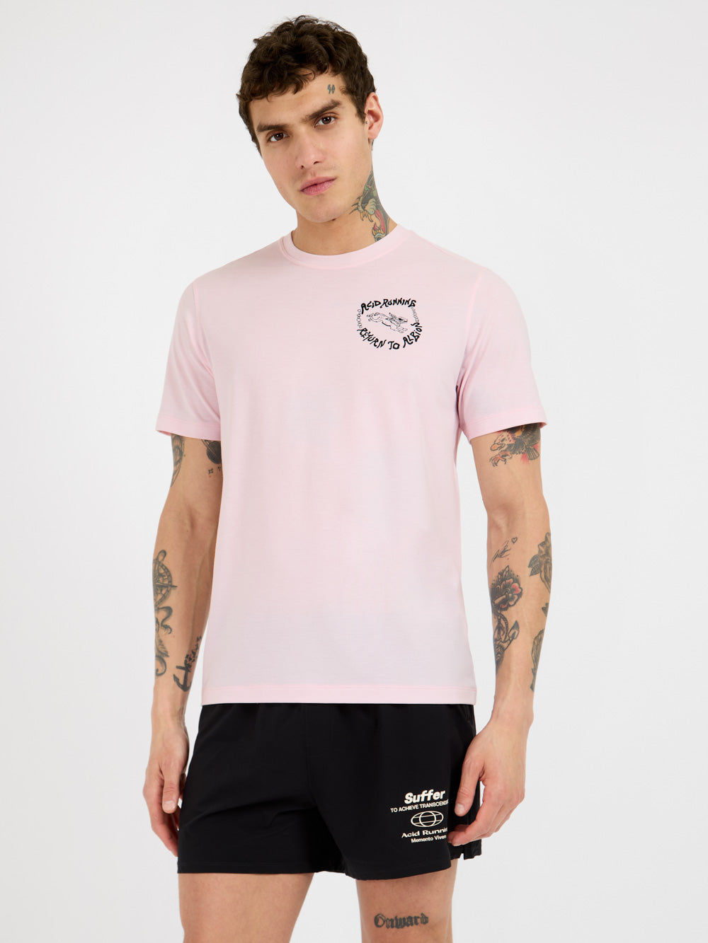 Albion T-Shirt - Iced Pink