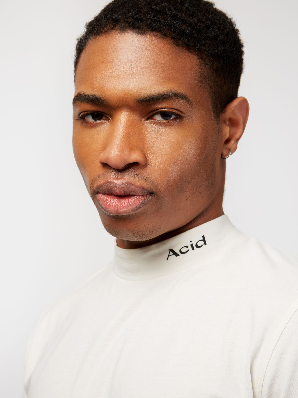 Mock Neck Long Sleeve - Bone