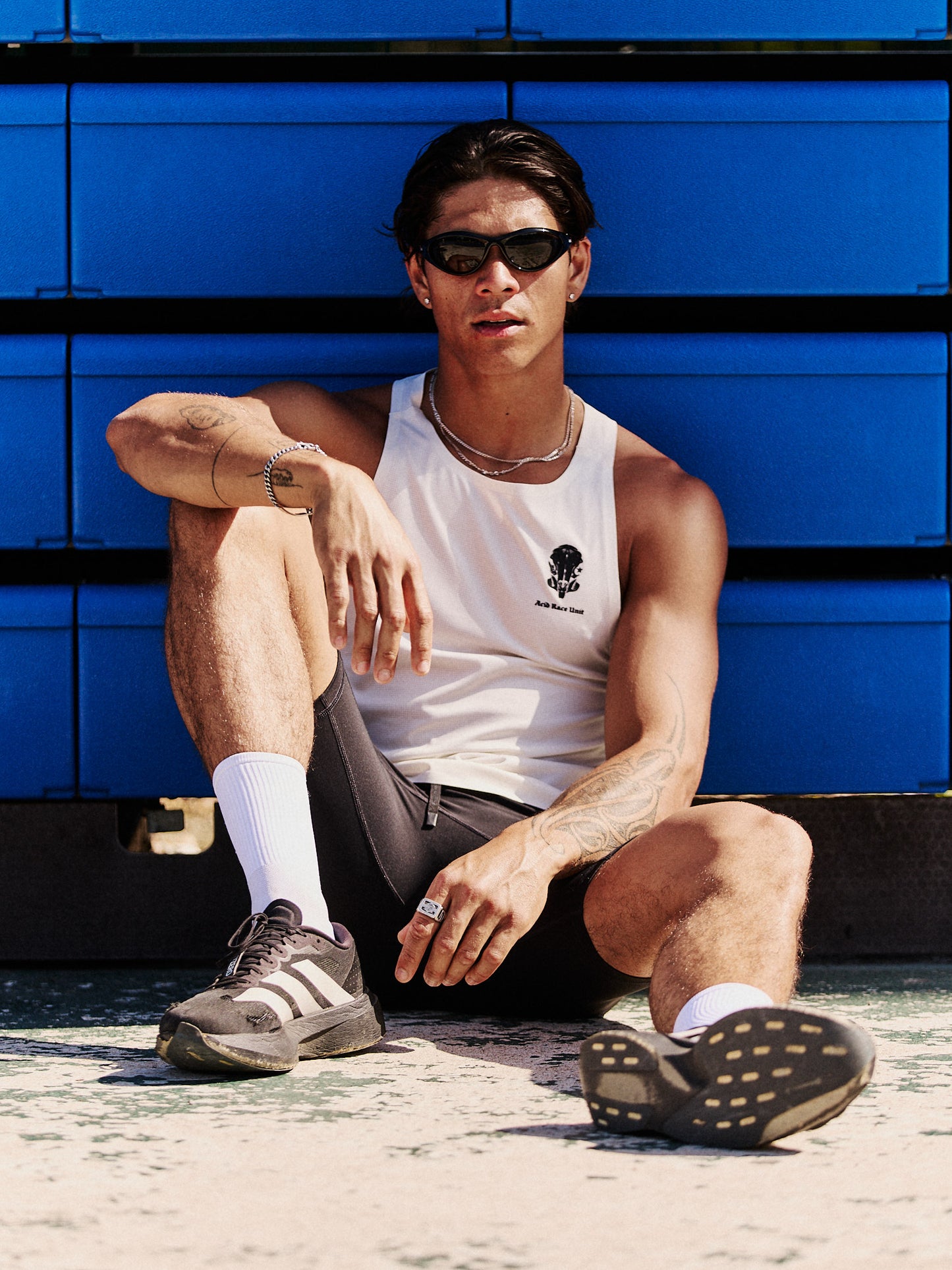 Men's Race Unit Tank - Bone