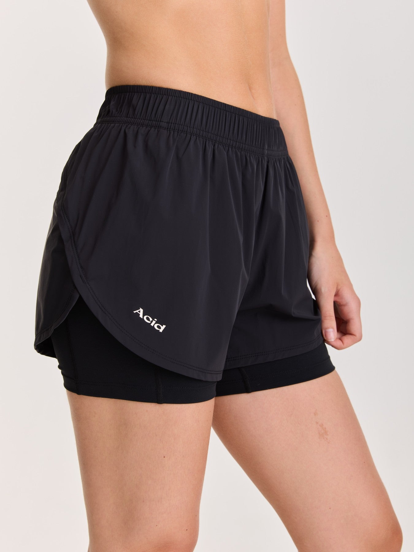 Women's 2-in-1 Shorts - Black