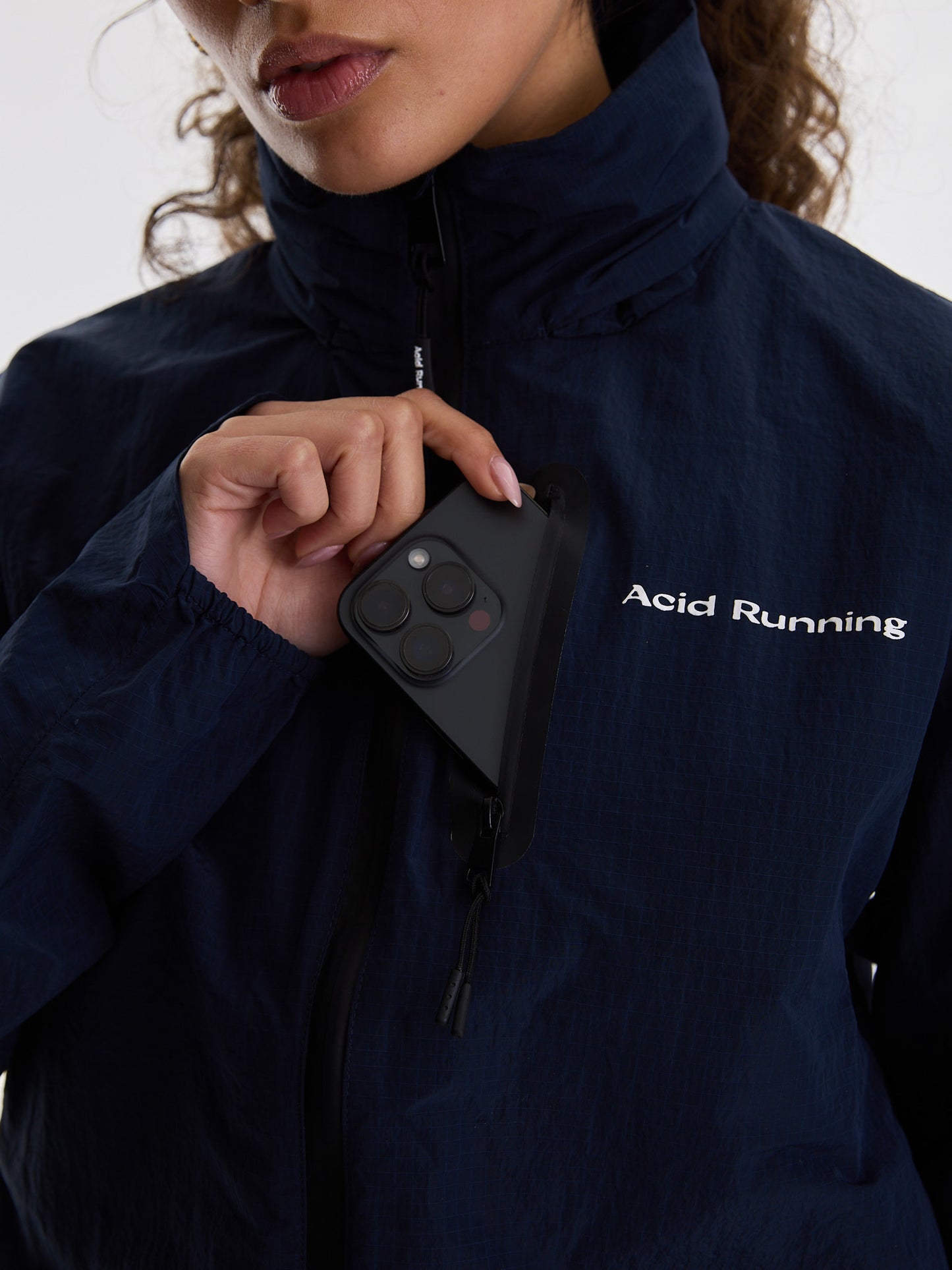 Women's Lightweight Running Jacket - Midnight Ink
