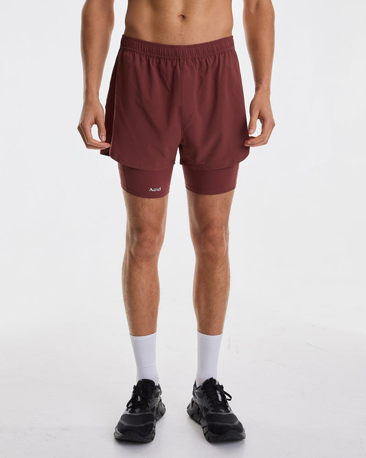 Men's 2-in-1 Shorts - Desert Clay