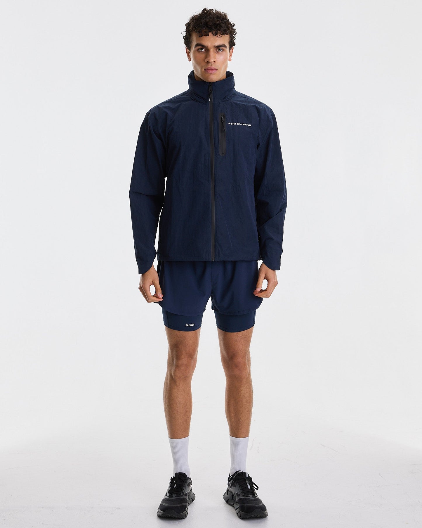 Men's Lightweight Running Jacket - Midnight Ink
