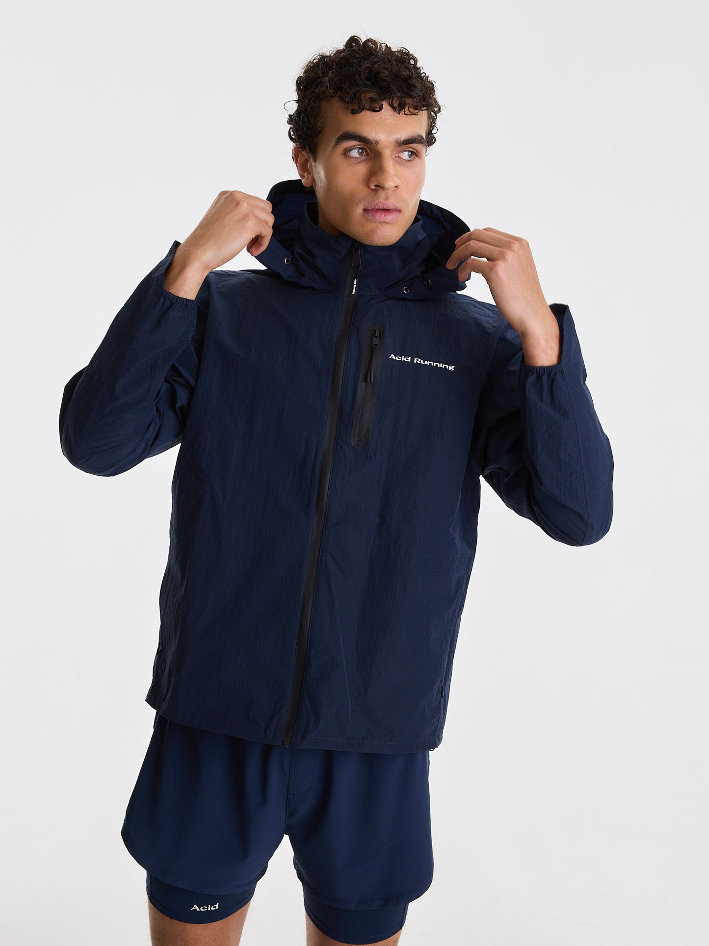 Men's Lightweight Running Jacket - Midnight Ink