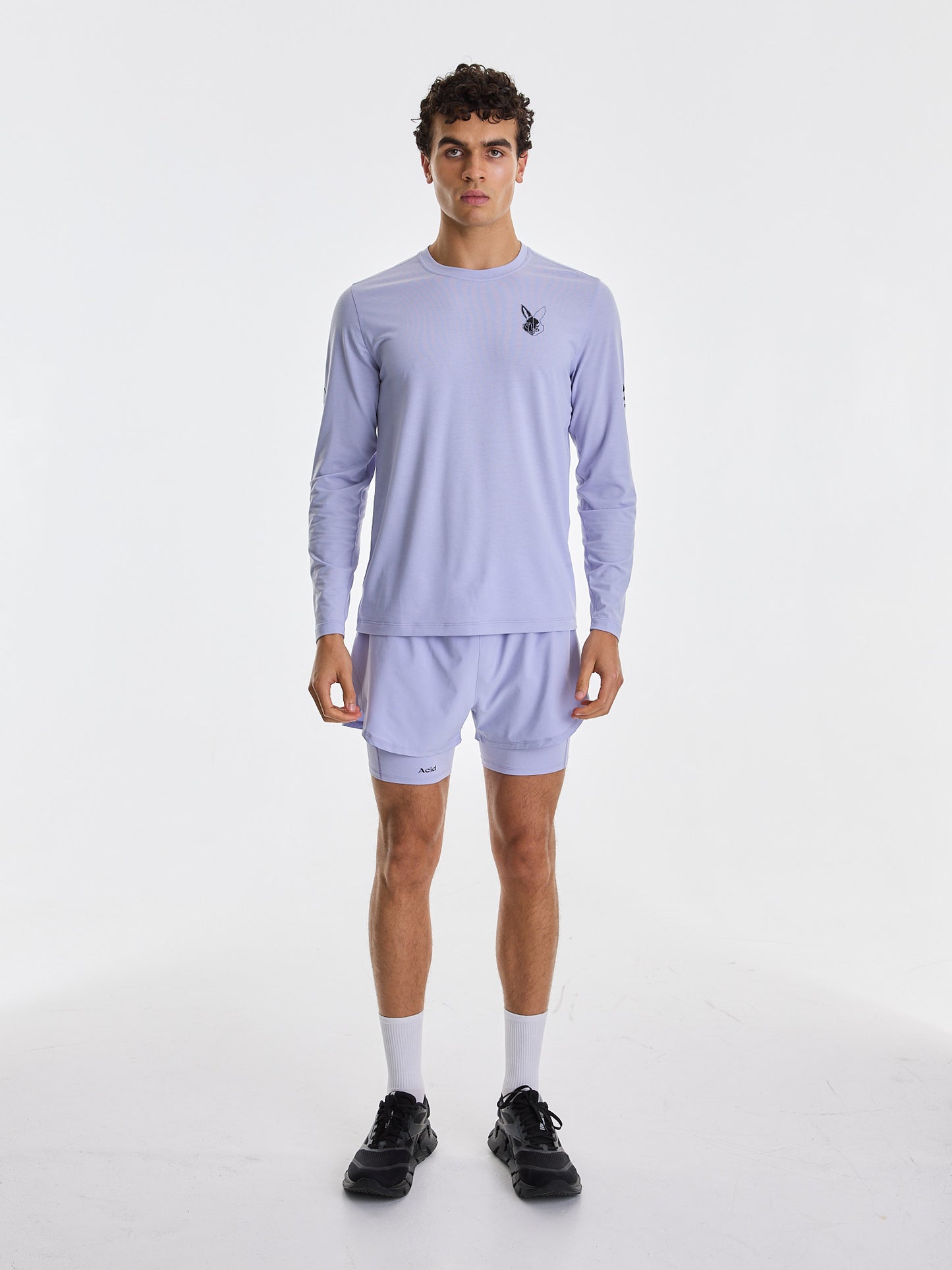 Men's Long Sleeve T-shirt - Violet Ash