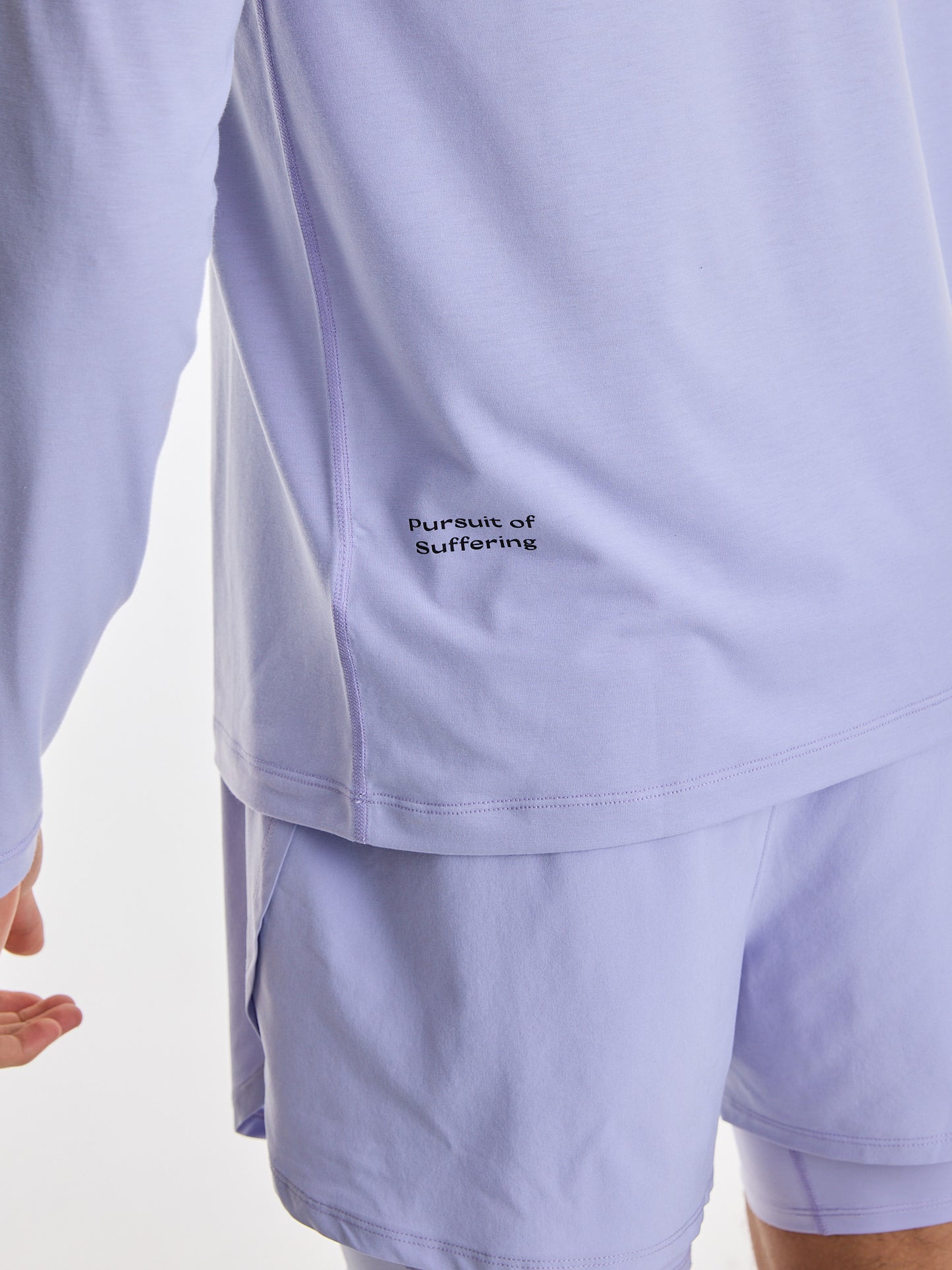 Men's Long Sleeve T-shirt - Violet Ash