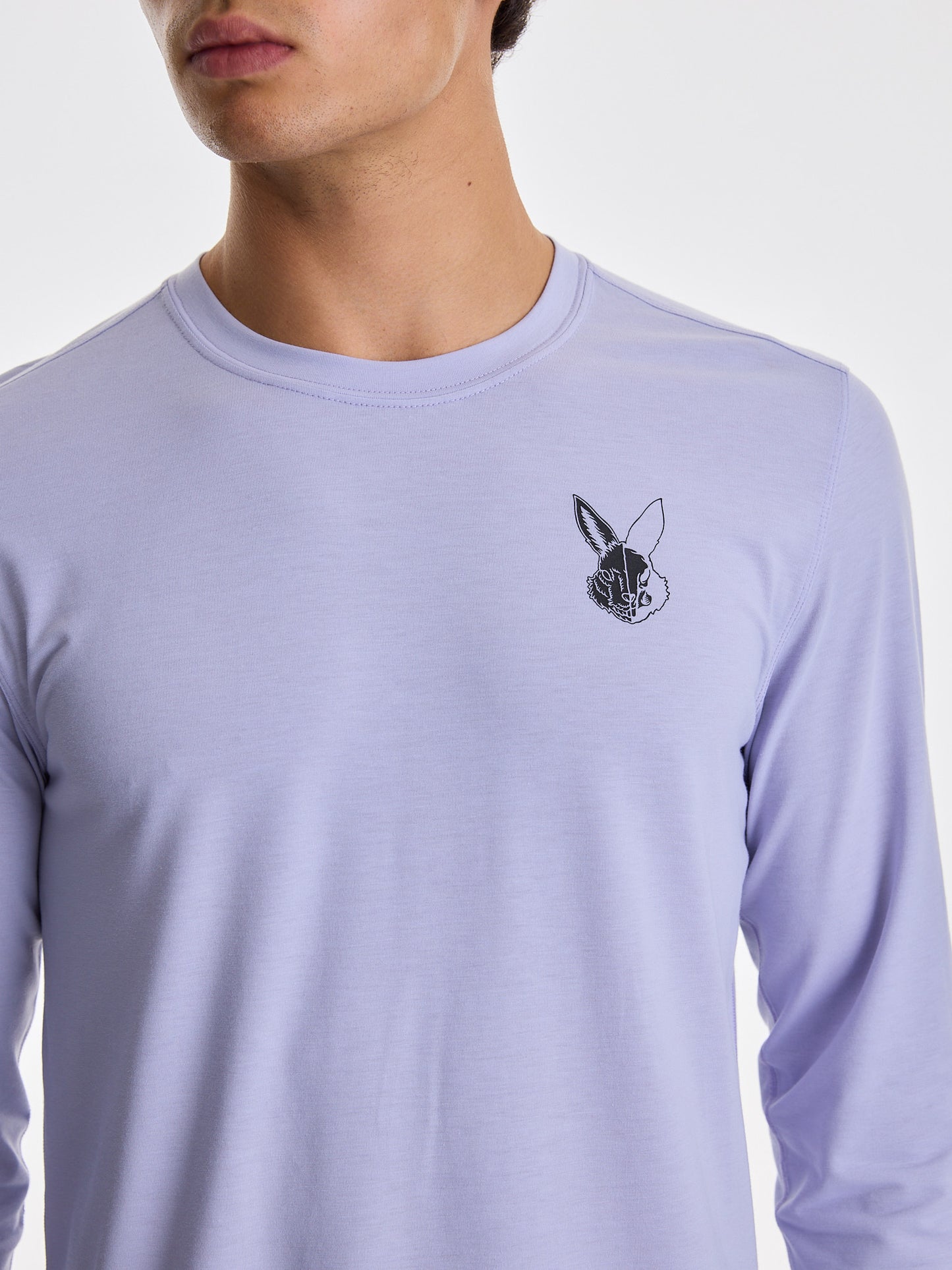Men's Long Sleeve T-shirt - Violet Ash