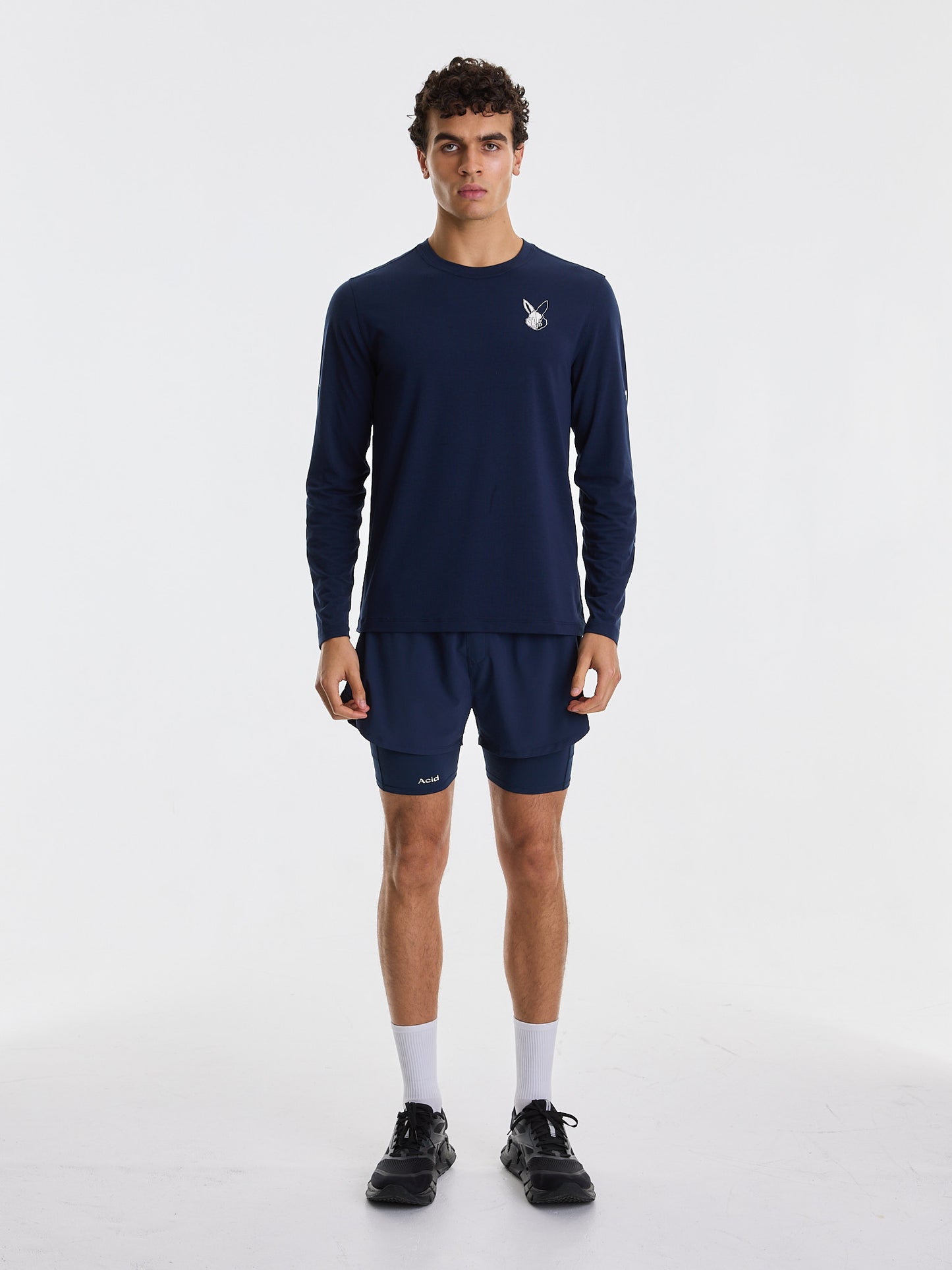 Men's Long Sleeve T-shirt - Midnight Ink