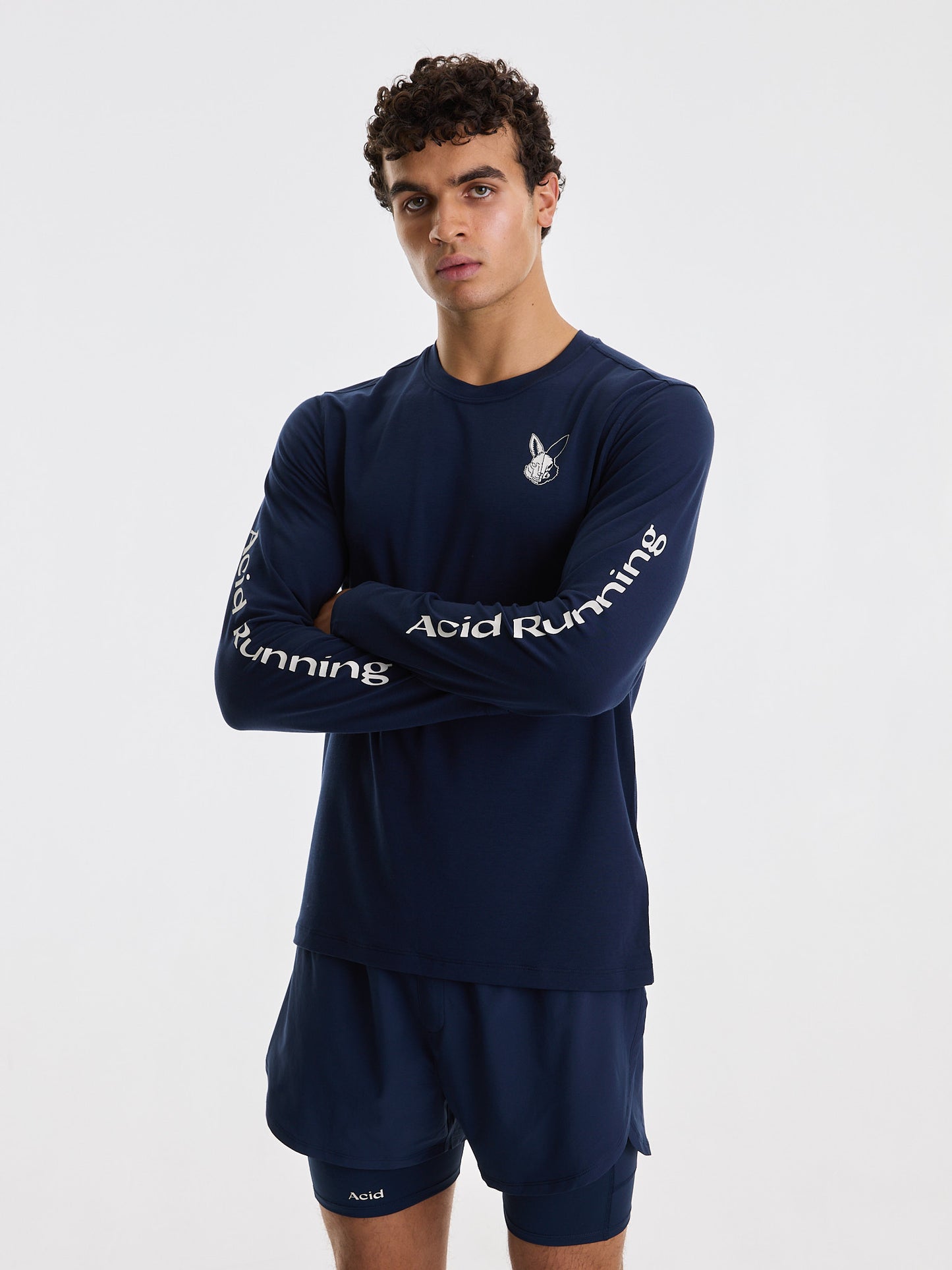 Men's Long Sleeve T-shirt - Midnight Ink