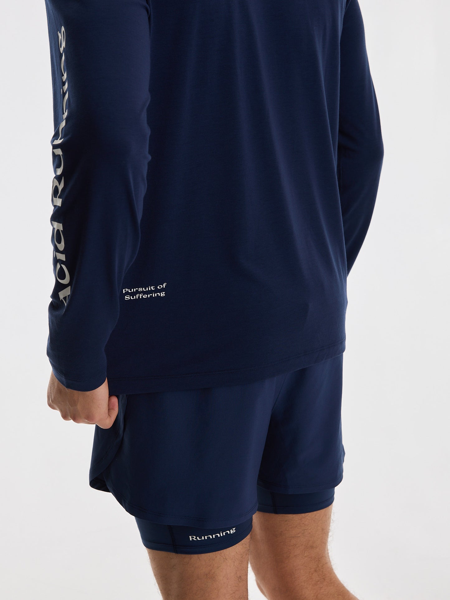 Men's Long Sleeve T-shirt - Midnight Ink