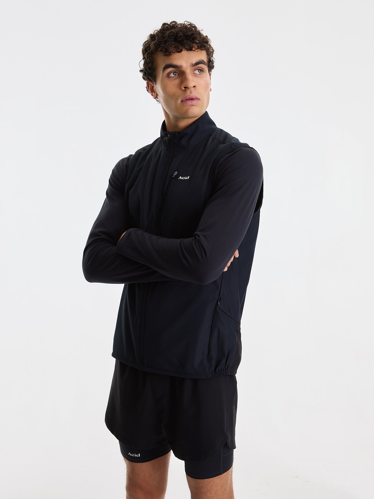 Men's Running Gilet - Black