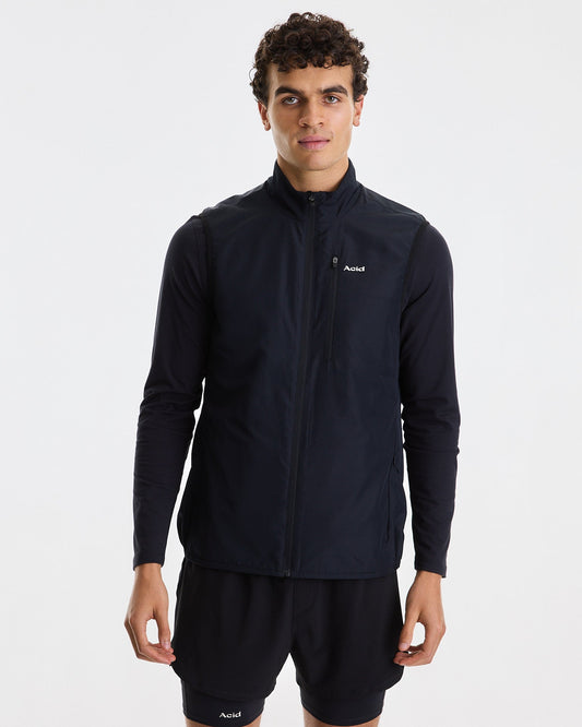 Men's Running Gilet - Black