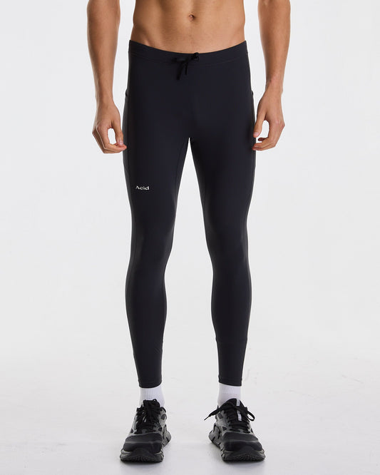 Men's Running Full Tight - Black