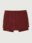 2-in-1 Shorts - Fired Brick