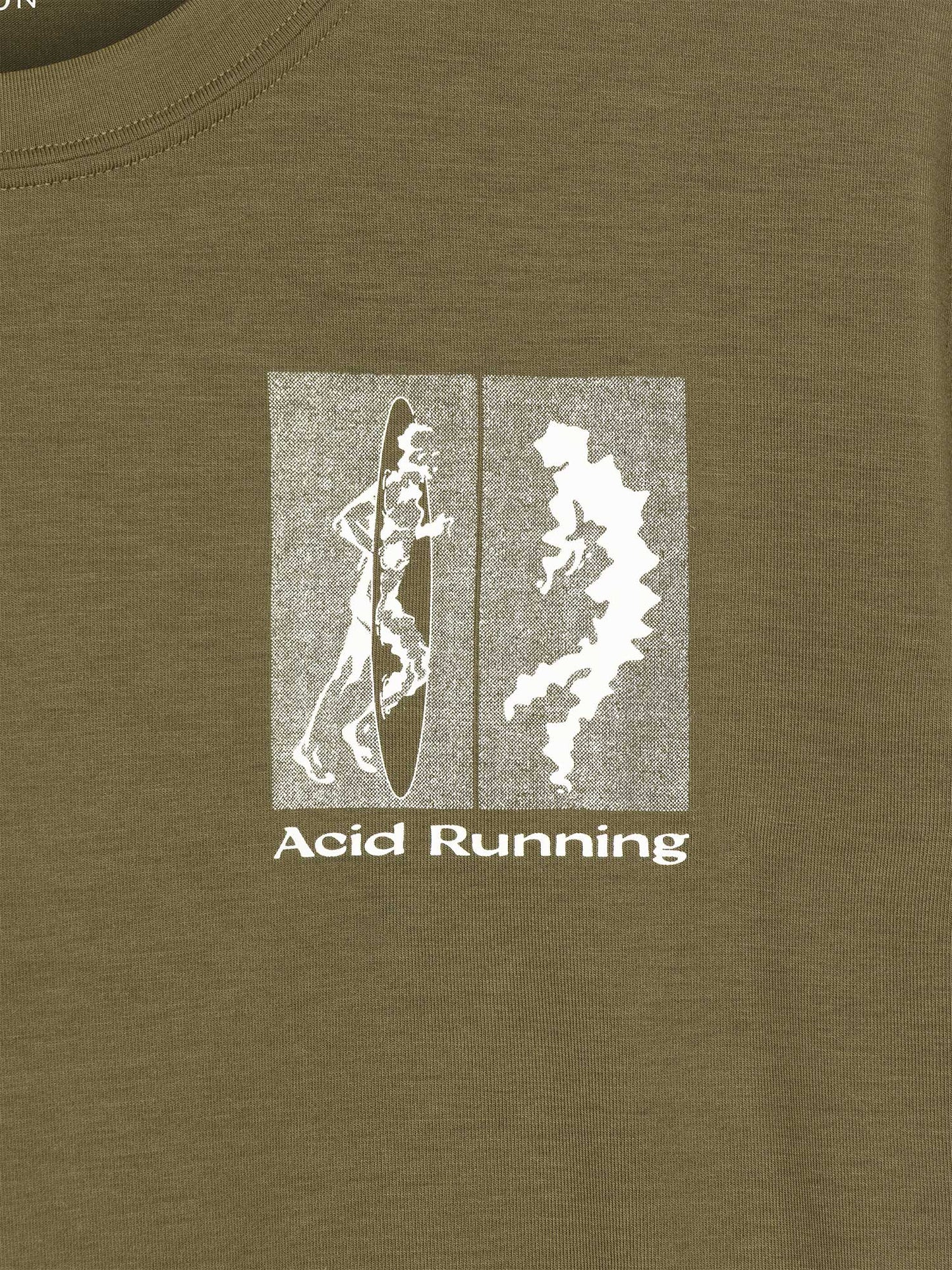 Transcendent Runner T-Shirt - Dark Olive