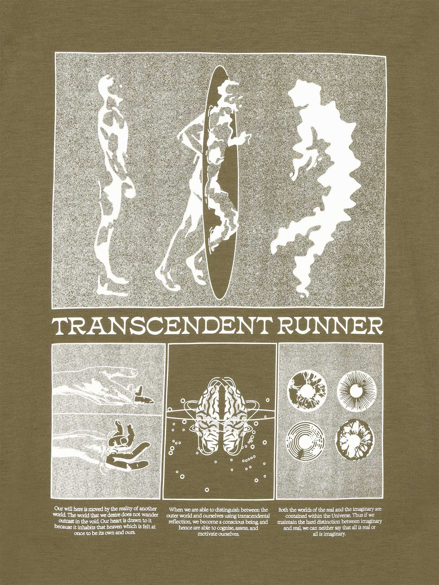 Transcendent Runner T-Shirt - Dark Olive