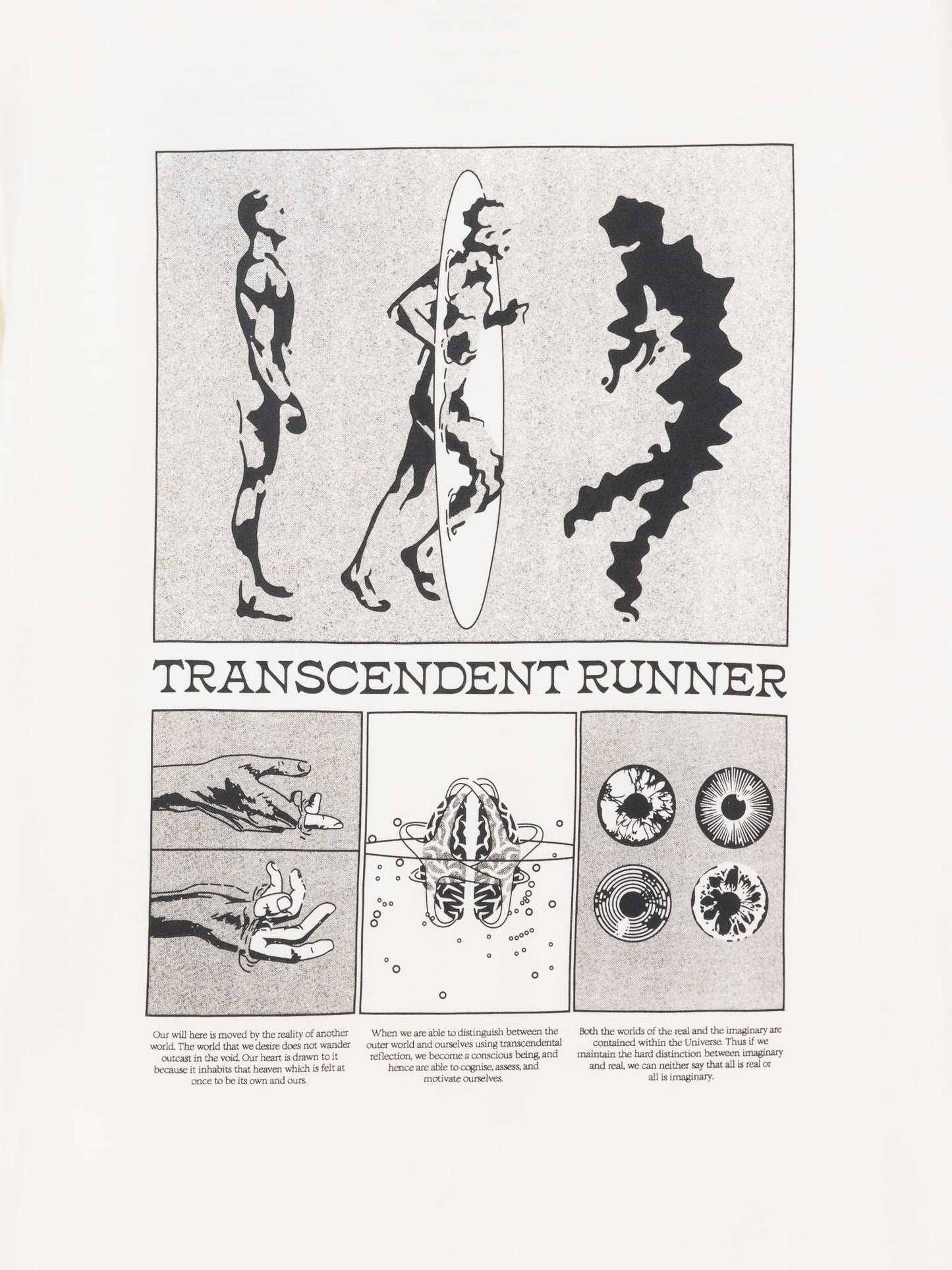 Transcendent Runner T-Shirt - Bone