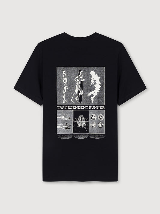Transcendent Runner T-Shirt - Black