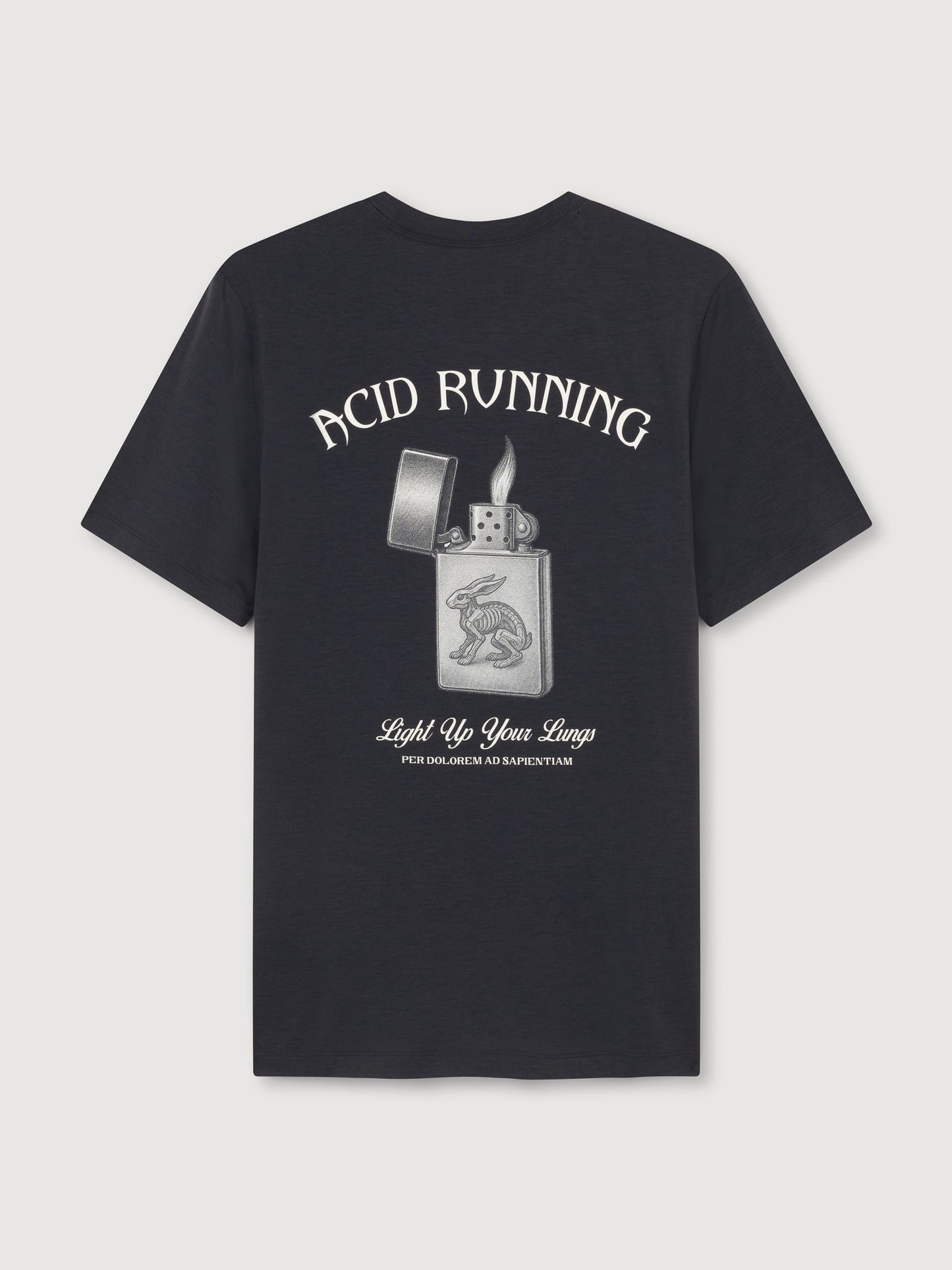 Light Up Your Lungs T-Shirt - Graphite