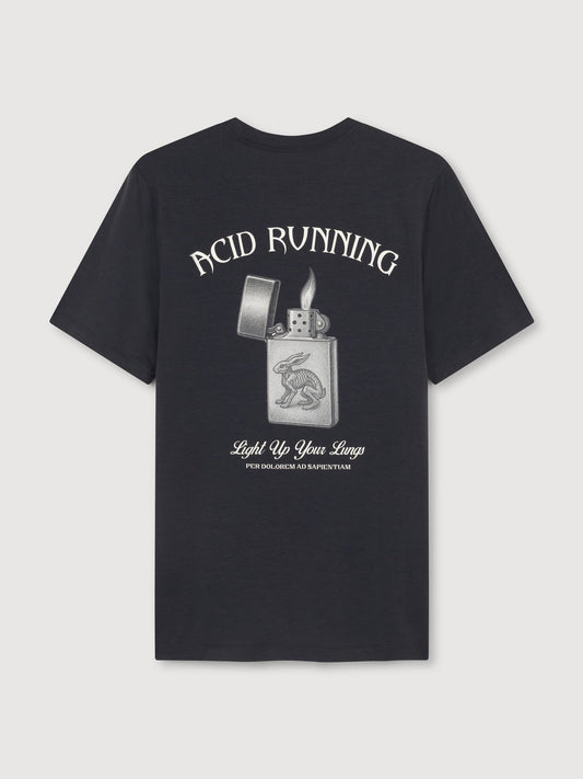 Light Up Your Lungs T-Shirt - Graphite